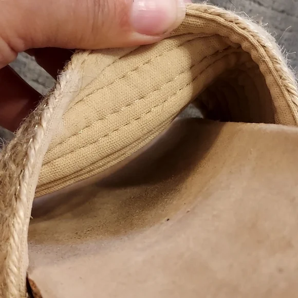 Dirty Laundry Women’s Dayton Jute Natural Espadrille Sandal Slides Size 7 EUC - Picture 7 of 9